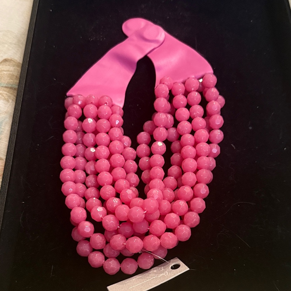 Pink Beaded Necklace